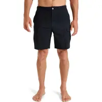 Quiksilver Bermudas "Half 19", Herren, Gr. 36(XL), Normalgrößen, schwarz, Obermaterial: 92% Polyester, 8% Elasthan., Hosen Bermudas