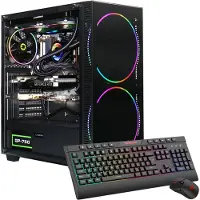 GameMax Gaming-PC Black Hole 7455 Ryzen 5 7500F Wasserkühlung 32GB DDR5 RAM 1TB SSD RTX 5070 Windows 11