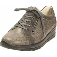 Waldlaufer Damen Schnürschuhe bequem grau Gr. 51/2