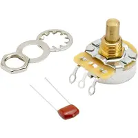 Fender 250K No-Load Solid Shaft Pot (Vol. or Tone) Der Reglerknopf