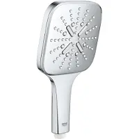 GROHE Rainshower SmartActive 130 Cube Handbrause mit 3 Strahlarten, 6,6l/min (chrom)