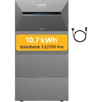 Anker Powerness Balkonkraftwerk Speicher 10,7 kWh, SOLIX Solarbank 3 E2700 Pro mit 3x BP2700 Erweiterungsakku für Balkonkraftwerk (0 % MwSt.)