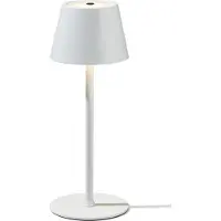 Casa Nova Tischleuchte LED AKKU DH 12x31 cm weiß Tischlampe