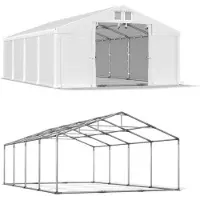 Das Company Sommerlager Zelt 4x8 weiß SUMMER PLUS MSD