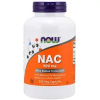 Now , NAC (N-Acetyl Cysteine), 600mg 250 St