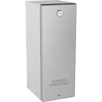 Kwc AR Desinfektionsmittelspender, RODAN, Edelstahl, Aufputz, 116x320x142 mm