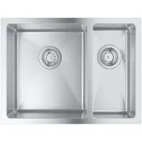 GROHE K700U 60-S, Unterbauspüle, Rechteckig, Edelstahl, Edelstahl, 1,5 Becken, Rechteckig