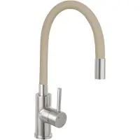 Novaservis Küchenarmatur mit Silikonauslauf beige/edelstahl 70710,4BE