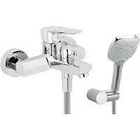 Novaservis Metalia 58 - Badewannenarmatur mit Zubehör, Chrom 58020,0