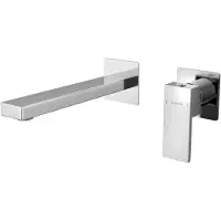 Sapho CUBEMIX 2 Loch-Waschtischarmatur, Chrom