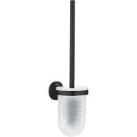 GROHE Start QuickFix Toilettenbürstengarnitur, klebbar, mattschwarz