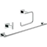 GROHE 40777001, Chrom, Metall, Wand-montiert, Aufhängungshaken, 3 Stück(e)