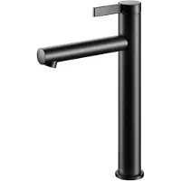 Keuco IXMO Einhebel-Waschtischmischer 210 IXMO Pure ohne Zugstangen-Ablaufgarnitur IXMO Pure, Rosette rund schwarz matt
