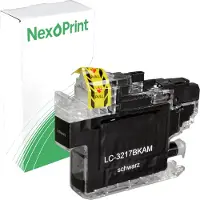 NexoPrint Druckerpatrone kompatibel zu Brother LC-3217BK schwarz MFC-J 6730 DW MFC-J 6535 DW XL MFC-J 6535 DW MFC-J 6530 DW MFC-J 5930 DW
