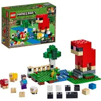 LEGO 21153 Minecraft Die Schaffarm, Bauset mit Steve und Schaffiguren