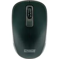 Schwaiger Maus PC optisch 3Tasten 1.200dpi kabellos schwarz