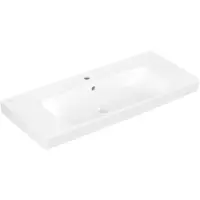 Villeroy & Boch V&B Waschtisch Architectura 100x44,5cm, 1 Hahnl., mit Überlauf, weiß