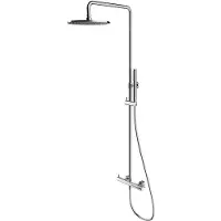 Omnires y - doucheset met kraan, diameter 25 cm, chroom