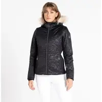 Dare 2b PRESTIGE II Damen-Winterjacke Schwarz Größe 46
