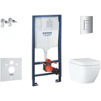 GROHE Solido wandmontiertes Toiletteninstallationsset