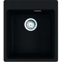 Franke Maris - Fragranit Küchenspüle MRG 610-39 FTL, 440x500 mm, Onyx 114.0661.451