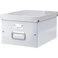 Leitz Ablagebox Click & Store A4 weiß Packung mit 6 Stück