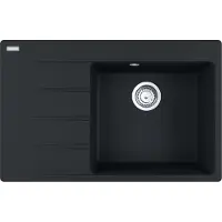 Franke Centro - Fragranit-Spüllbecken CNG 611-78 TL/7, 780x500 mm, schwarz matt 114.0637.506