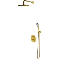 Omnires Y SYSYT05GLB Unterputz-Thermostatarmatur, gebürstetes Gold