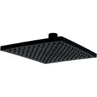 Novaservis Kopfbrausen - Kopfbrause, 200x200 mm, schwarz RUP/199,5