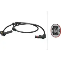 Hella Sensor Raddrehzahl 2-polig aktiv 680 mm Kabel für u.a. MB E-KLASSE