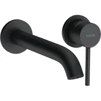 Kludi Waschtisch-Einhandmischer BOZZ UP 2L Ausldg Wandauslauf 230mm ma-sw