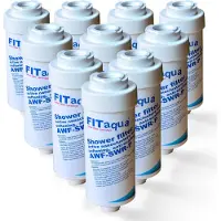 Fitaqua 10x Duschfilter , Wasserfilter Dusche zum Wohle Ihrer Haut AWF-SWR-P