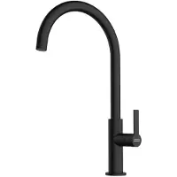 Franke Maris Slim J, Standard, Schwarz, Messing, Hebelgriffe, Einzelbild, 2,5 cm