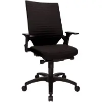 Topstar Bürodrehstuhl m.Autosynchrontechnik schwarz 420-550mm m.Lehnen Trgf.110kgTOPSTAR