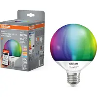 Osram SMART+ MATTER Globe 95, 4,9 W, 40 W, E14, 470 lm, 20000 h, Weiß