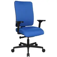 Topstar Bürostuhl Sitness Open X (P) Deluxe, OX600TW2 T26 blau, schwarz Stoff