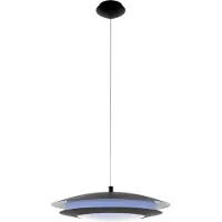 Eglo Moneva-C, Intelligente Hängeleuchte, Bluetooth, Schwarz, Weiß, Kunststoff, Stahl, 2700 K, 6500 K