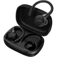 JVC In-Ear-Kopfhörer mit verstellbaren Bügeln, Active Noise Cancelling, Umgebungsmodus, IP57, 40 Std. Akkulaufzeit, App-EQ, geringe Latenz, Mikrofon