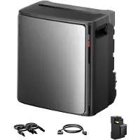 EcoFlow Balkonkraftwerk Speicher Stream Ultra X 3,84 kWh Speicher mit Solar-Eingang 2300W inkl. Smarten Zähler für Balkonkraftwerk(0% MwSt)