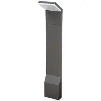 LUCANDE LED Wegeleuchte NEVIO , schwarz, Aluminium, Modern, LED Außenleuchte