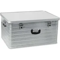 BRB-Lagertechnik 141 Liter Alubox, staub- und spritzwasserdicht, LxBxH 765 x 585 x 385 mm