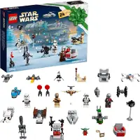 LEGO 75307 Star Wars Adventskalender 2021 Bausatz Mandalorianer Weihnachtsgeschenke für Kinder ab 6 mit Baby Yoda Minifigur