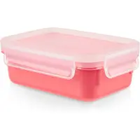 EMSA Clip & Close, Box, Rechteckig, 0,55 l, Blau, Transparent, Polypropylen (PP), Thermoplastisches Elastomer (TPE), Deutschland