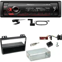 Pioneer MVH-S420DAB Bluetooth Digitalradio USB Einbauset für Ford Fusion Fiesta