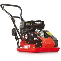 HECHT 1114 Rüttelplatte mit Gummischutzmatte | 580 x 550 mm | 35 cm Verdichtungstiefe | 3600 U/min