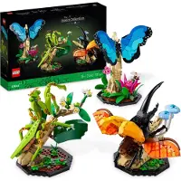 LEGO 21342 Ideas Die Insektensammlung mit blauem Morpho-Schmetterling, chinesischen Mantis- und Herkuleskäfer-Modellen, Natur-Geschenk zum Thema Insekten für erwachsene Frauen, Männer und Jugendliche