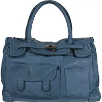 Samantha Look Shopper echt Leder, Made in Italy