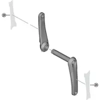 Shimano Schutzfolie FC-M8100 165/170mm Aufkleber - 170mm.