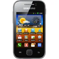 Samsung Galaxy Y 150 MB Smartphone - 7,6 cm (3 Zoll) LCD 240 x 320 - Android 2.3.5 Gingerbread - 3.5G - Metallic Grau - Bar - 1 SIM Support - kein SIM-Lock - Rear Camera: 2 Megapixel