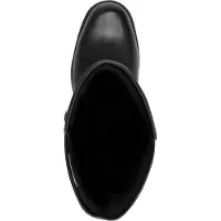 Tamaris Damen Stiefel Langschaft Stretchschaft Reißverschluss 001-25508-45, Größe:38 EU, Farbe:Schwarz